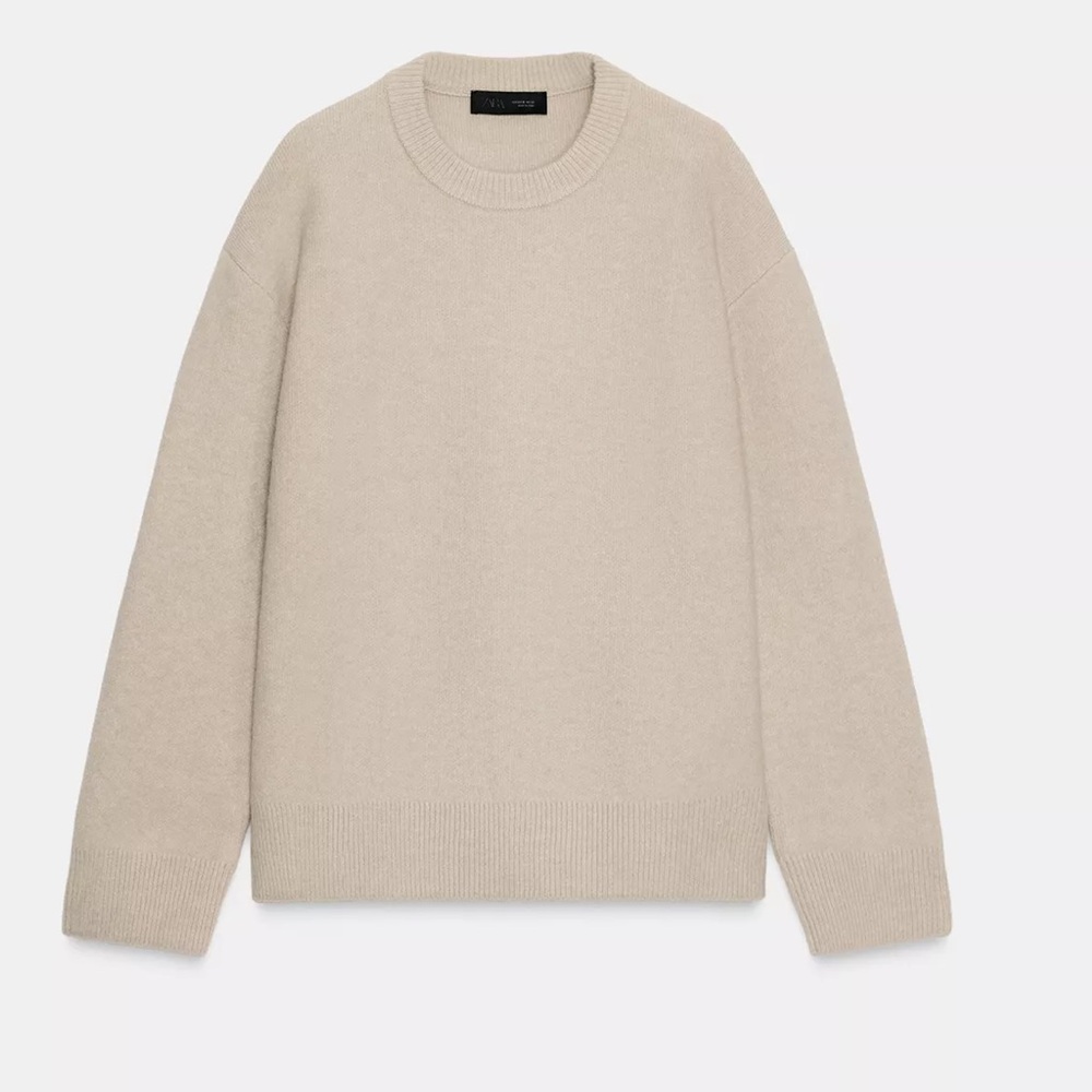 Zara Plaid Sweater - Black, Brown, Cream
